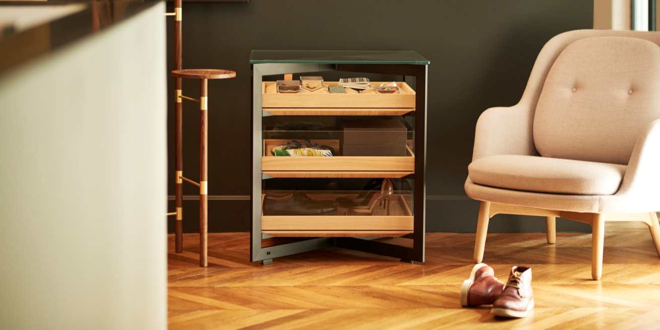 bulthaup b Solitaire glass cabinet