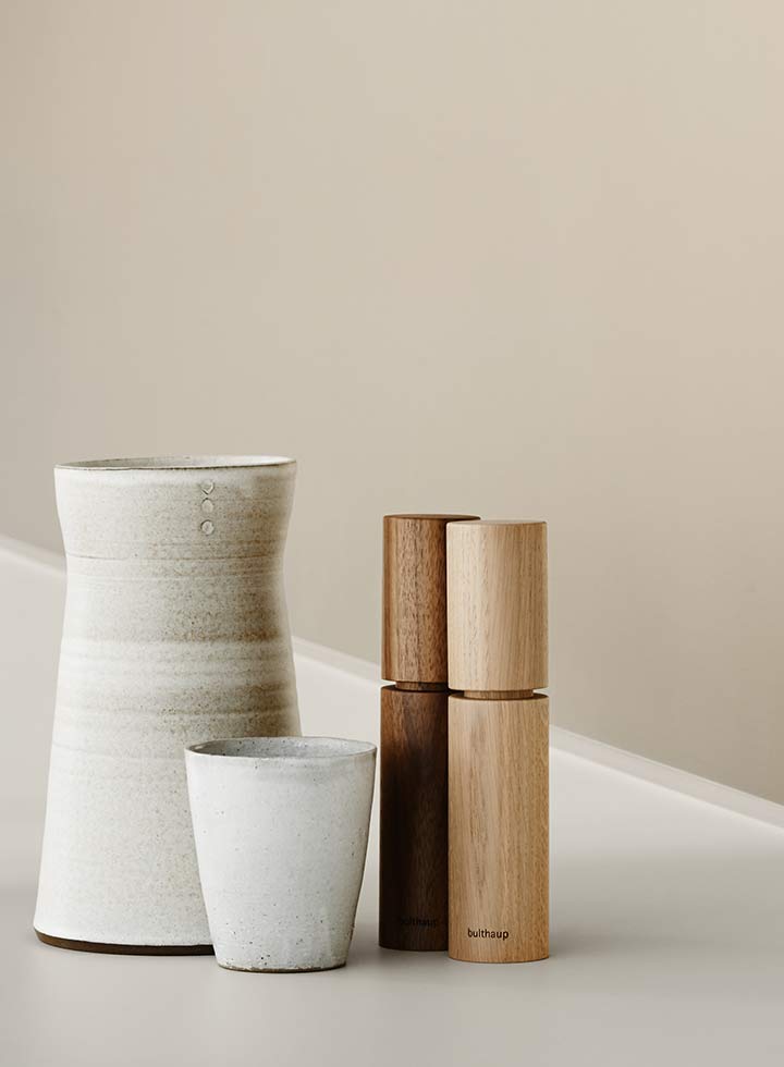bulthaup accessories — salt and pepper mills