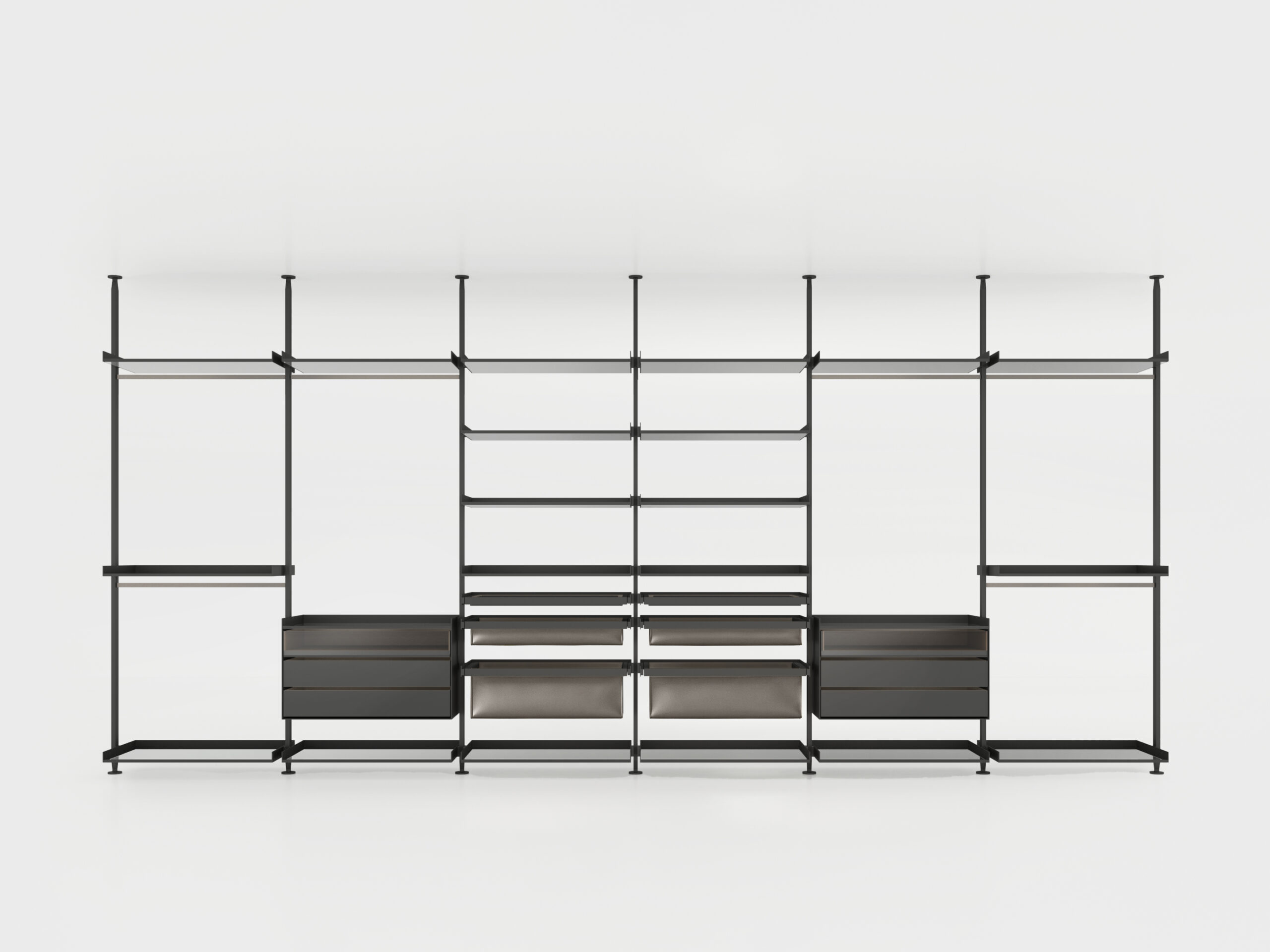 Rimadesio night systems walk-in closet