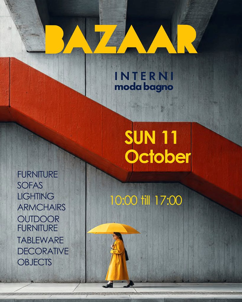 INTERNI BAZAAR | SUNDAY 11 OCTOBER